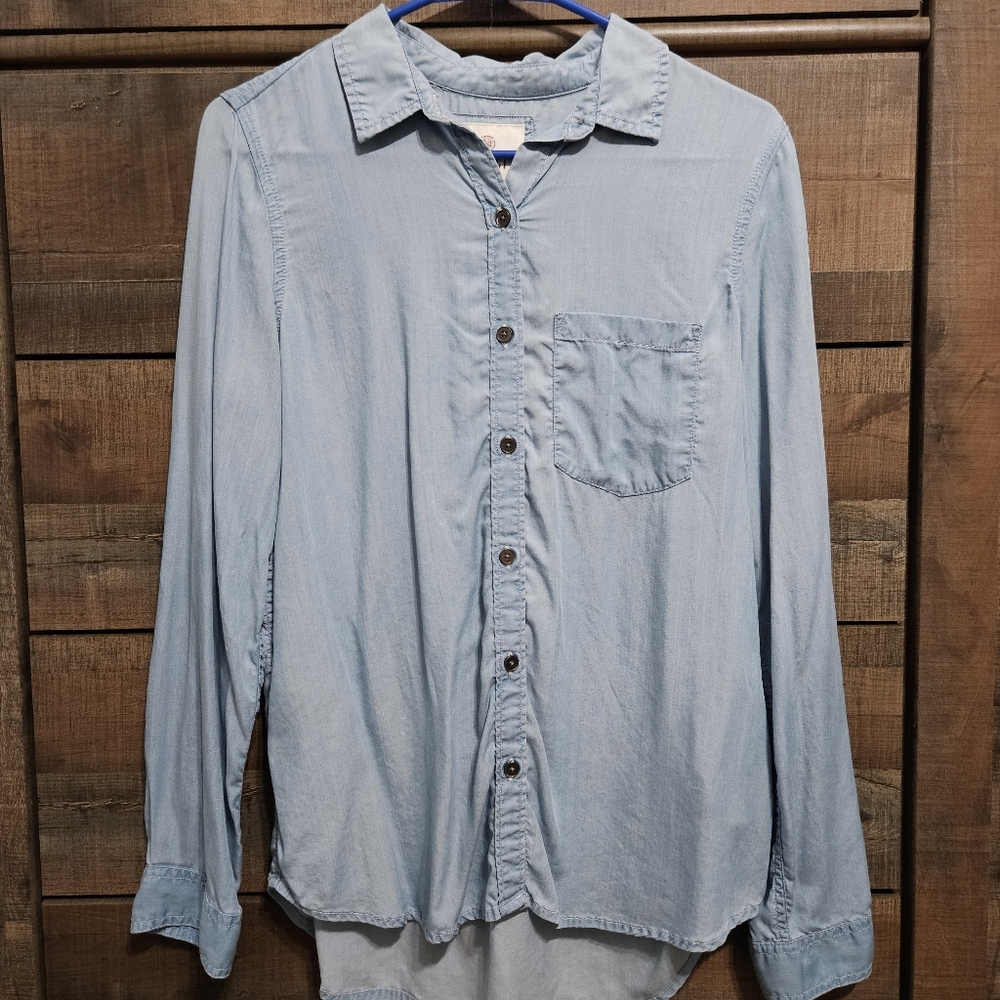 Chambray "Perfect Shirt" Button Down